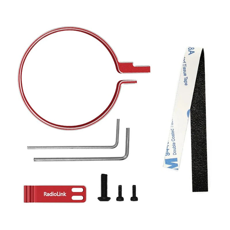 Radiolink RC8X Transmitter Aluminum Alloy Steering Wheel Trigger Adapter Handwheel One-Handed Control Adjustable Accessory for RC8X RC4GS RC6GS V2 V3 Remote Controller