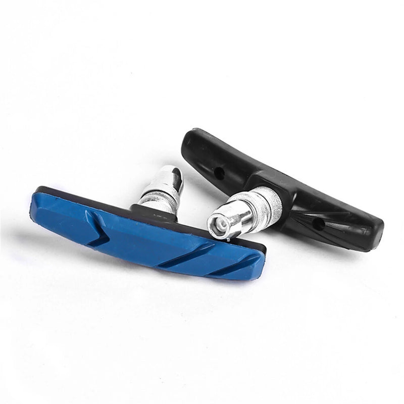 1 Pair Rubber Brake Pads Safety Grippy 2 Colour MTB Road Bike Parts for Cycling