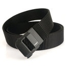 TUSHI 120cm Length Luxury Metal Tactical Belts Automatic Buckle Nylon Quick Dry Sports Belts For Outdoors Hiking Cycling