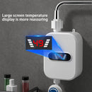 Tevorex 3000W/3500W Portable Mini Water Heater 110V/220V Instant Electric Heater IPX4 Waterproof Adjustable Temperature for Shower EU/UK/US Plug