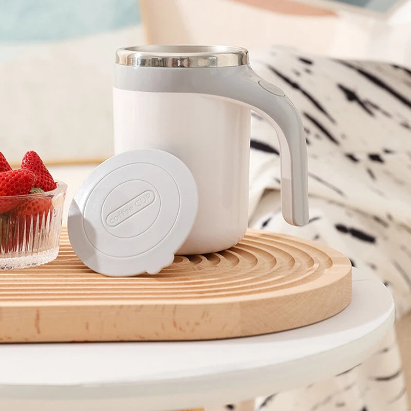 Automatic Stirring 380ml Magnetic Mug Rechargeable Model Stirring Coffee Cup Electric Stirring Cup Lazy Milkshake Rotating Cup