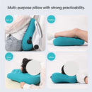IPRee Ergonomic Inflatable Lumbar Support Pillow, Press Type Cushion, Enhances Back Comfort During Long-distance Flights Trains & Office Use