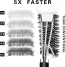 Long Handle BBQ Grill Cleaning Brush with Stainless Steel Scraper Bristles Cleaner Heavy Duty BBQ Tool Easy Stain Removal Grill Wire Brush Barbecue Accessories