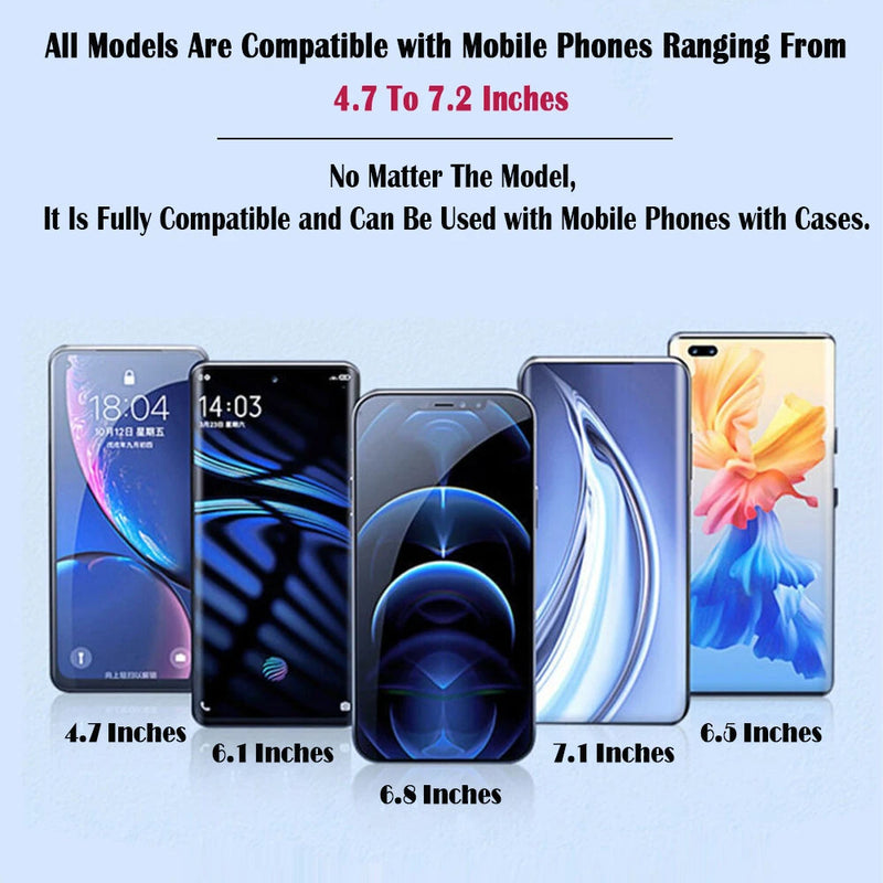 XANES Anti-Shock Bicycle Phone Mount 360 Rotation Quick Release Shockproof GPS Navigation Bike Holder for 4.7-7.2 inch Phones MTB Bike Road Bike