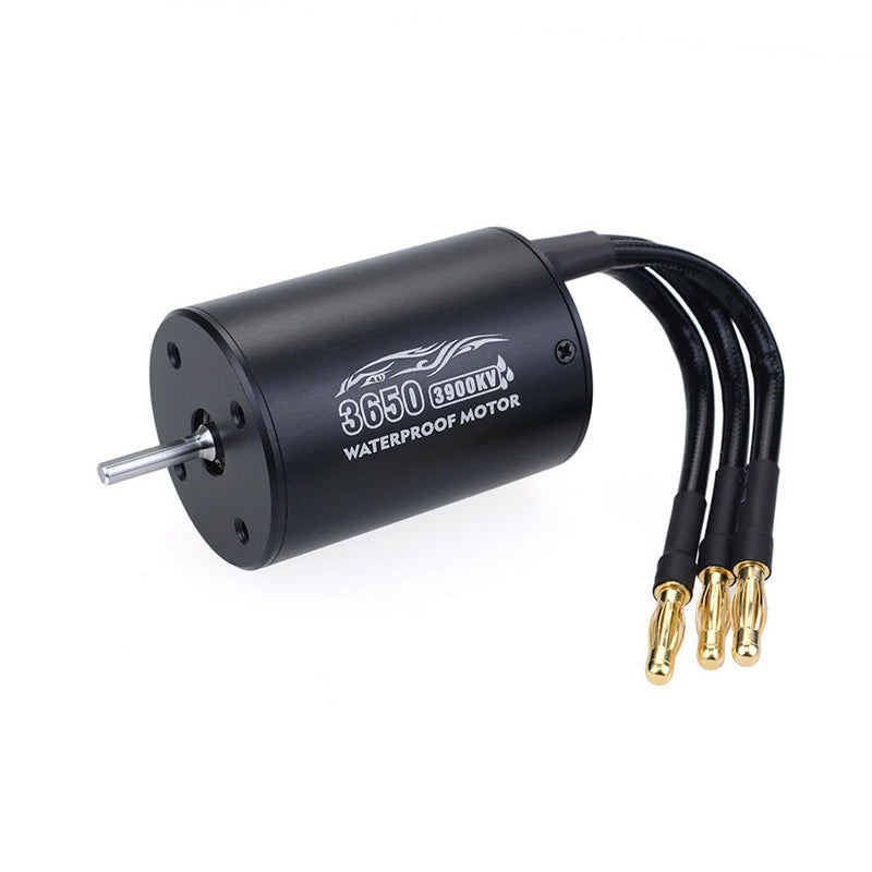 Surpass Hobby 3650 Waterproof 4Pole3.175mm Unsensed Brushless RC Car Motor+60A ESC For 1/8/10 Vehicle Models