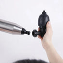 Stainless Steel Toilet Pipe Unblocker Pneumatic Household Toilet Pipe Dredger High-pressure Dredging Tool Set for Toilet Vegetable Sink Wash Basin Floor Drain