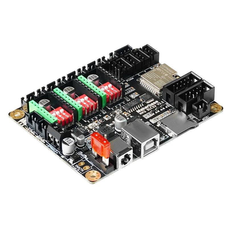 Laser Engraving Machine Motherboard MKSDLC32 V2.1 32Bit Control Board WiFi GRBL TS24/TS35-R Touch Screen Laser Module for CNC Laser Engraving Machine