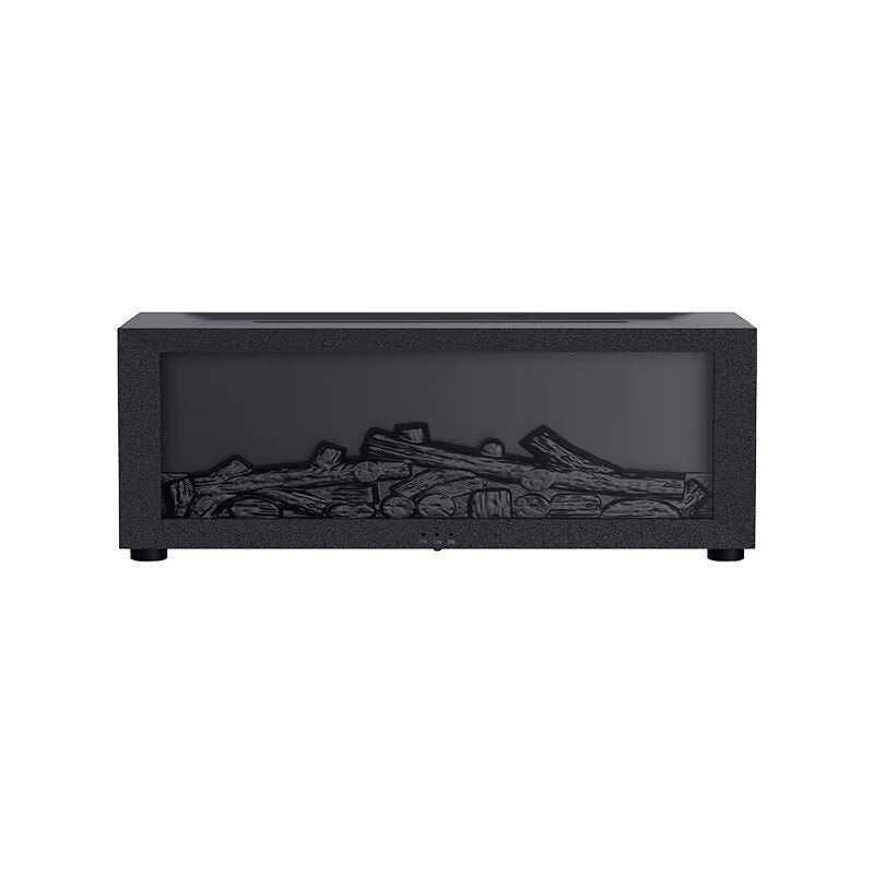 Kinscoter Fireplace Air Humidifier Waterless 150ml Water Tank Auto-Off Aroma Essential Oil Diffuser with LED Light & Remote Control for Home Gift