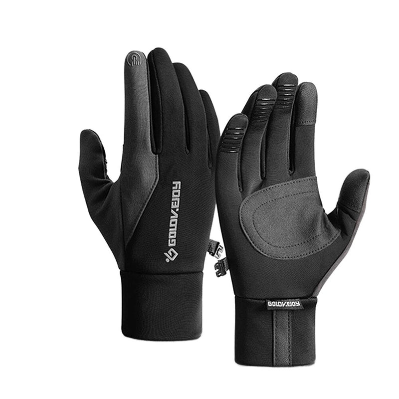 IPRee Winter Cycling Gloves for Men's Warm Outdoor Sports Windproof Anti Slip Waterproof Velvet Touchable Screen Gloves Gloves