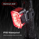 Astrolux TL01 Bike Taillight 500mAh Battery 6 Light Modes USB-C Rechargeable IPX6 Waterproof Wear-resistant Aluminum Shell Bicycle Rear Light for Night Cycling