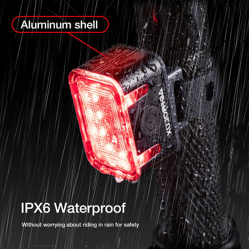 Astrolux TL01 Bike Taillight 500mAh Battery 6 Light Modes USB-C Rechargeable IPX6 Waterproof Wear-resistant Aluminum Shell Bicycle Rear Light for Night Cycling