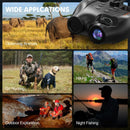 GTMEDIA N4 Night Vision Binoculars 7 Levels Infrared Light 5X Zoom Photo/Video Playback Head-Mounted Support Ideal for Outdoor Activities and Wildlife Observation