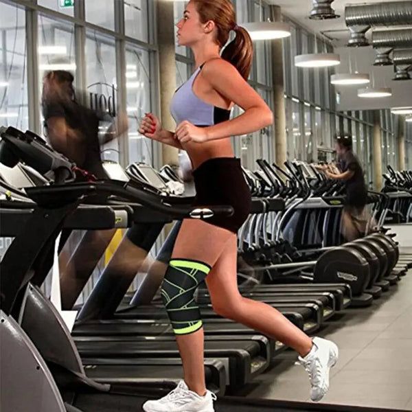 AOLIKES Professional Sports Knee Support Nylon Elastic Breathable Soft Bandage Knee Brace for Basketball Tennis Cycling