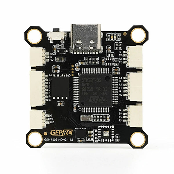 30.5x30.5mm GEPRC GEP F405 HD V2 F4 OSD Flight Controller 3-6S with 5V 9V BEC Output Support DJI O3 Air Unit for FPV RC Racing Drone