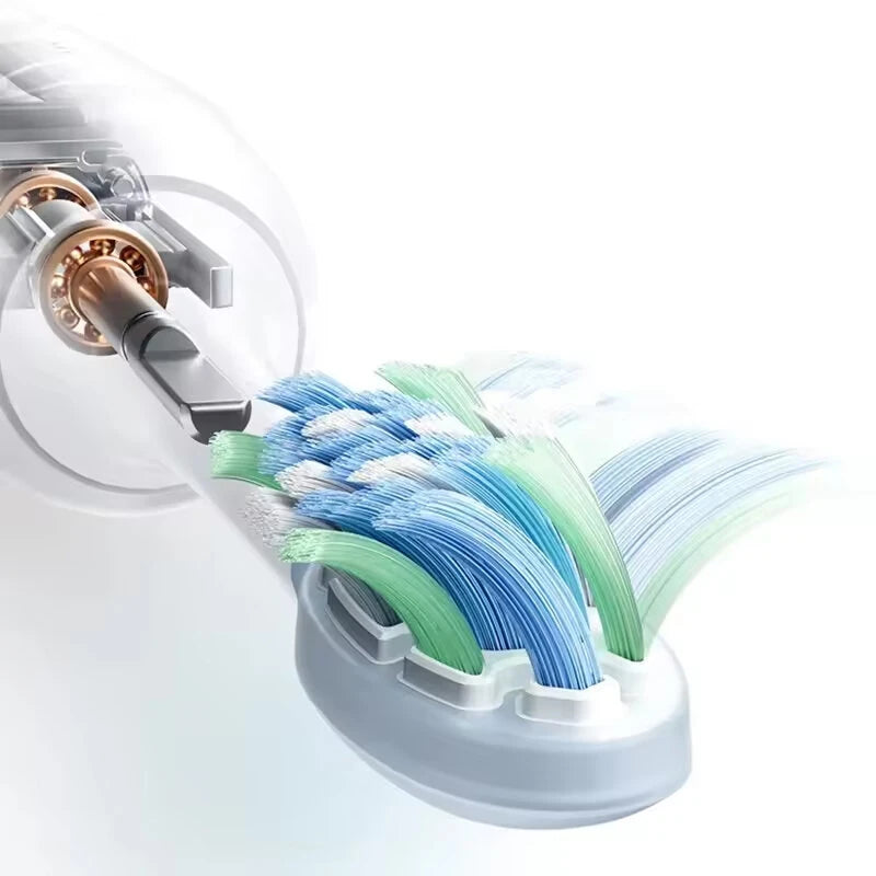 XIAOMI Oscillation Electric Toothbrush with Double Swing Angle Brushing Area Indicator 180-Day Battery Life IPX8 Waterproof 3 Cleaning Modes