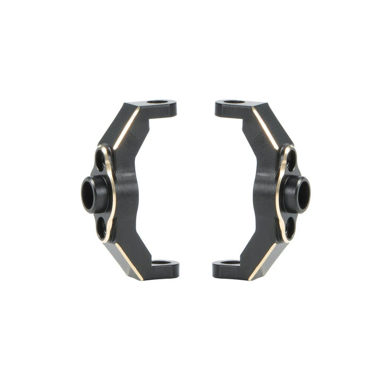 Brass Weight Steering Link Blocks Knuckle Diff Cover Caster Blocks for 1/18 RC Crawler Car TRX4M Upgrade Parts
