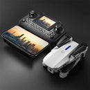 YLR/C E88 / E88D WiFi FPV with LCD Screen Controller HD Dual Camera Lighting Arms Optical Flow Positioning Colorful LED Light Foldable RC Drone Quadcopter RTF