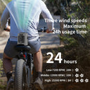 IPRee Portable Waist Fan 10000mAh USB Rechargeable Fan Outdoor Waist Clip Camping Fan Mini Hang Neck Fan with LED Light and Power Bank for Sports, Outdoor Work