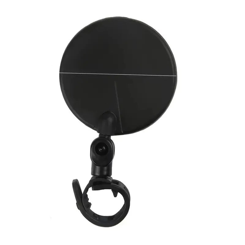 8cm Rear 360 Degree Rotation Adjustable Bike Mirrors Universal Handlebar Mount Bike Cycling Reflector Safety View Mirror