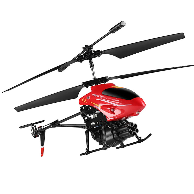WLtoys V398-C 2.4G 4CH 6-Axis Gyro Altitude Hold with Missile Launch RC Helicopter RTF