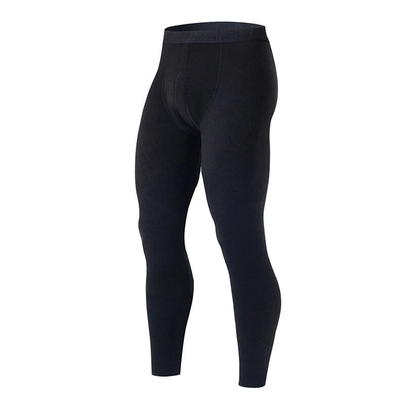 TENGOO Men's Warm Compression Pants Winter Thermal Bottom Pants for Sports Outdoor Comfortable Fitness Leggings Autumn Pants