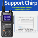Baofeng UV-26 10W High Power Walkie Talkie Handheld Two Way Radio Long Range Multi Band NOAA Weather Alert 999 Channels Rechargeable Battery Type-C Charging Wireless Frequency Copy Transceiver Radio