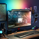 BlitzWolf BW-CML2 RGB Gaming Monitor Light Bar Dual Light Source 300-1000Lux Adjustable Cool/Mix/Warm Light Color Temperature Eye Protection Anti-Glare USB e-Reading Light Touch Control for Home Office PC Computer