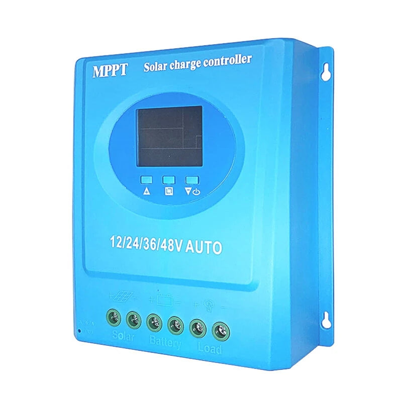100A/120A/150A 12V/24V/36V/48V MPPT Solar Controller Power Display Dual USB Output Intelligent Charging Light Control Lead-Acid Lithium