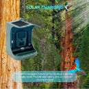 ZANLURE BC303 Solar Powered 1080P 24MP Wireless Smart Bird Feeder Camera IP65 Waterproof With Motion Sensor Bird Feeder Outdoor Bird Camera