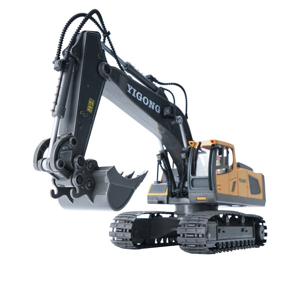 1044 RC Excavator 1/20 2.4GHz 9CH RC Car Construction Truck Engineering 40min Playing Time Vehicles with Light Music Gift Toys for Kids