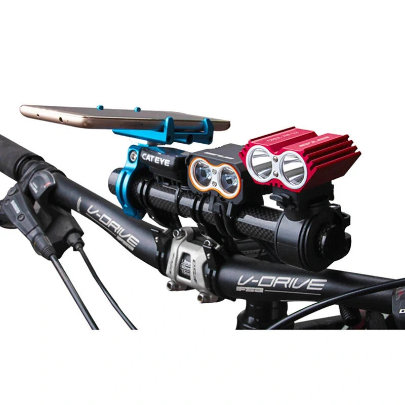 GUB G202 Bicycle Handlebar Extender Lengthened Design Carbon fiber Aluminum Alloy Mountain Bike Mount Mobile Bike Light Phone Holder