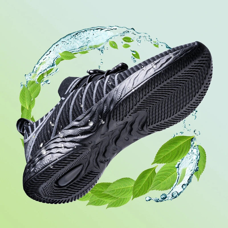 ONEMIX Water Resistance Sneakers All Direction Strong Waterproof Tech Anti-fouling Quick Cleaning Breathable Lightweight Sports Shoes   for Outdoor Climbing Hiking Cycling
