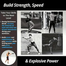 KALOAD 150lbs 12pcs Resistance Boxing Training Set MMA Boxing Equipment Full Body Workout Kit Home Taekwondo Strength Training Adjustable Arm Leg Bands Suitable for Professional Sports