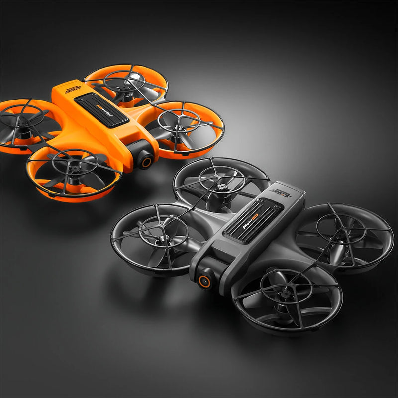 YLR/C S156 WiFi FPV with 4.9inch LCD Screen Controller HD Dual Camera Electrically Adjustable Optical Flow Hover Automatic Obstacle Avoidance Circle Protection LED Light Brushless 2.4G 4CH 6-Axis Remote Control Toys RC Drone Quadcopter RTF