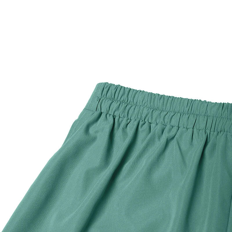 ZANZEA Women Commute Back Elastic Waist Solid Summer Casual Skirt Shorts