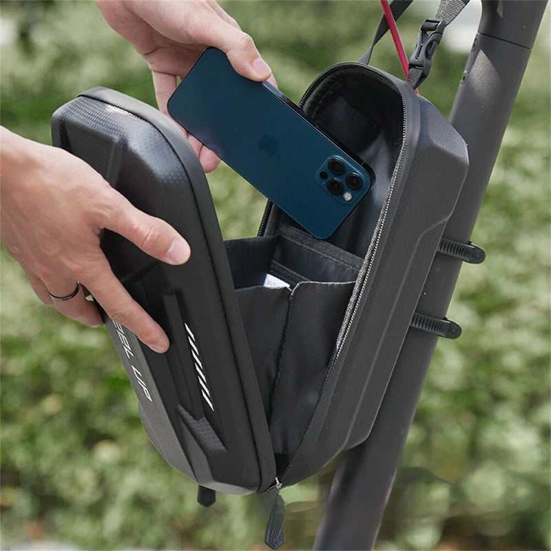 WHEELUP 3L Electric Scooter Front Bag Waterproof EVA Hard Shell Storage Bag Front Hanging Bag for Electric Scooter Bike