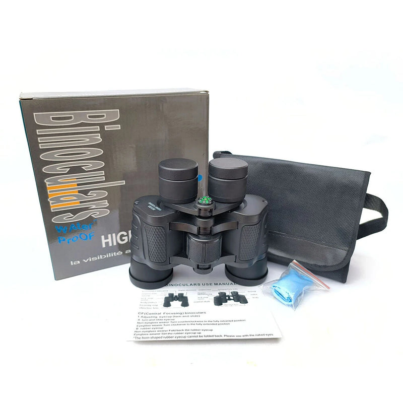 IPRee Dual Tube Telescope Binoculars 80X80 Powerful Zoom for Wilderness Survival  Portable For Observing Outdoor Scenery Hiking and Hunting BAK4 for Powerful Remote Observation