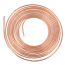 Universal 25Ft Copper Nickel Brake Line Tubing Kit 3/16" OD with 15Pcs Nuts