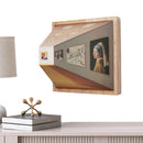 Naked Eye 3D Visual LED Wall Art with LED Lights with Stand Night Light with 3 Lighting Effects Wall Mounted Atmosphere Light for Living Room