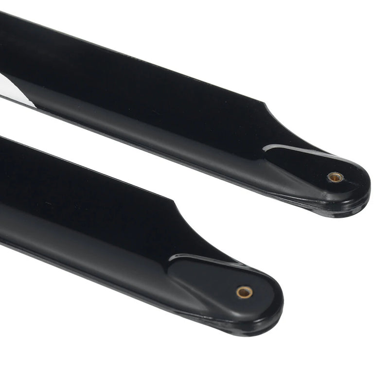 1pair PUDU 230mm Carbon Fiber Main Rotor Blade Propeller For RC Helicopter