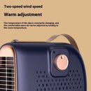 Mini Desktop Heater Dual-use Hot Fan Household Small Household Desktop Heater Portable Office Vertical And Horizontal Heater Fast Heating Electric Heater