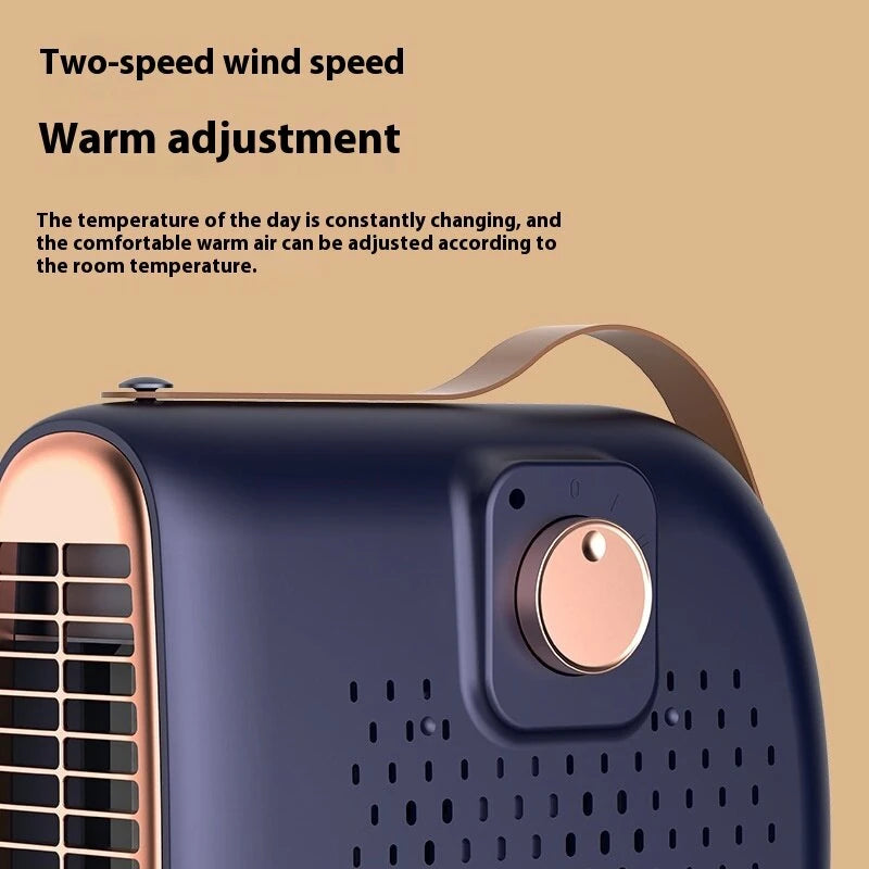 Mini Desktop Heater Dual-use Hot Fan Household Small Household Desktop Heater Portable Office Vertical And Horizontal Heater Fast Heating Electric Heater