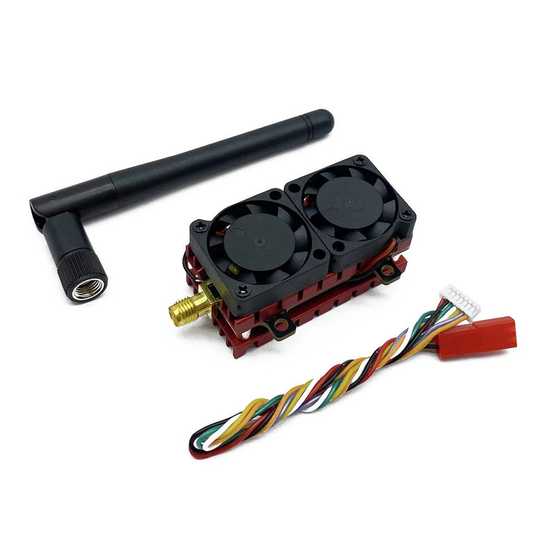 4.2W 4200mW Beast VTX: 5.8G 48CH FPV Transmitter w/ Dual Cooling Fans, SmartAudio, 7-36V for Long Range Racing Drone & Fixed Wing