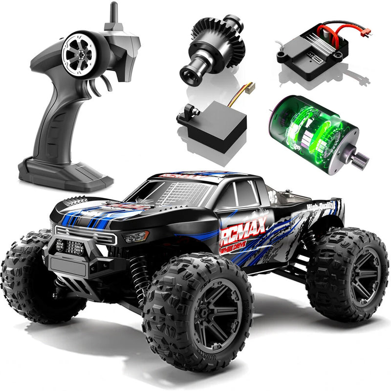 SMRC 8619 RTR 1/14 2.4G 4WD 38km/h RC Car High Speed Short Course Off-Road Truck LED Light Full Proportional Vehicles Models Toys