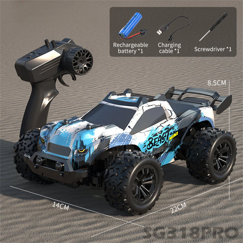 ZLL SG318 PRO Beast 1/20 2.4G 4WD Brushed RC Car LED Light Racing Off-Road High Speed Full Proportional Vehicles Model RTR Toys