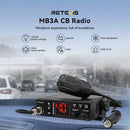 Retevis MB63A CB Car Radio 12/24V Power AMFM 40 Channels Emergency 9/19 Long Range Professional Communicator Compact Mobile Radio Station