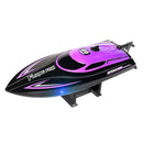 HXJRC HJ812 2.4G 4CH RC Boat High Speed LED Light Speedboat Waterproof 25km/h Electric Racing Vehicles Models Lakes Pools Remote Control Toys