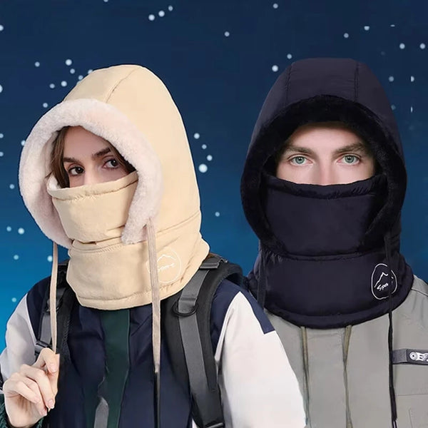 XANES Cold Weather Windproof Ski Visor Winter Breathable Thermal Face Mask Scarf Helmet Hood Cycling Neck Warmer for Hiking Riding Skiing