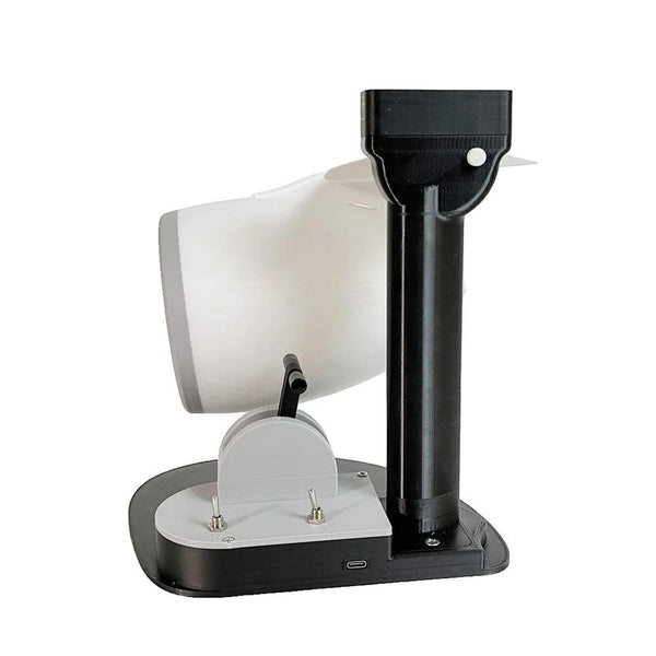 NIKOLATOY Creative Desktop JetFan Turbine Engine Shape Equipped with Humidifier Red/Blue Tail Lights Science Discovery Toys