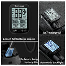WEST BIKING XQ2 2.4'' GPS Wireless Bike Computer Auto Backlight IPX7 Waterproof Type-C Charge Speedometer for MTB Cycling